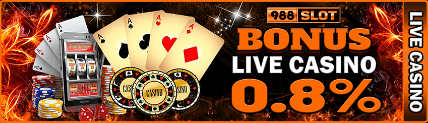 BONUS KOMISI LIVE CASINO 0.8%