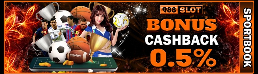 BONUS CASHBACK MINGGUAN SPORTBOOK 0.5%