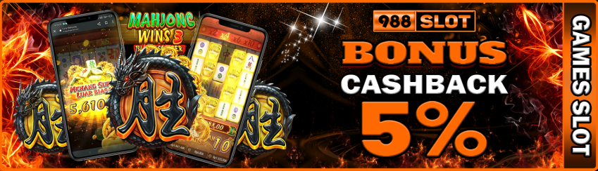 BONUS CASHBACK MINGGUAN 5%