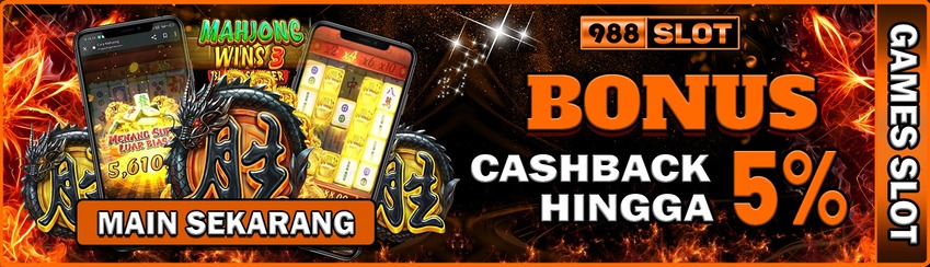 BONUS CASHBACK MINGGUAN 5%