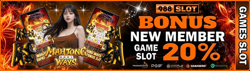 BONUS NEW MEMBER 20% ALL GAMES SLOT